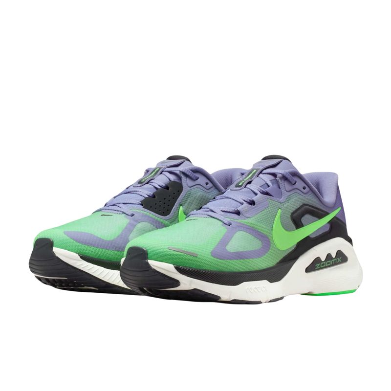 tênis-nike-structure-plus-masculino-roxo-verde