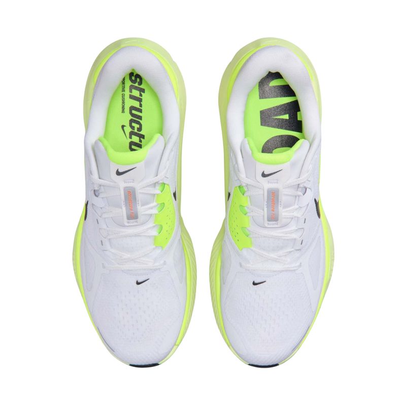 tênis-nike-structure-plus-masculino-branco-verde