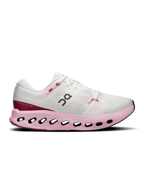 Tênis On Cloudsurfer 2 Feminino - Branco/Rosa