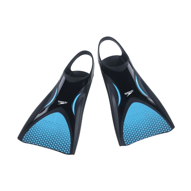 nadadeira-speedo-calçadeira-power-fin-unissex-preta-azul