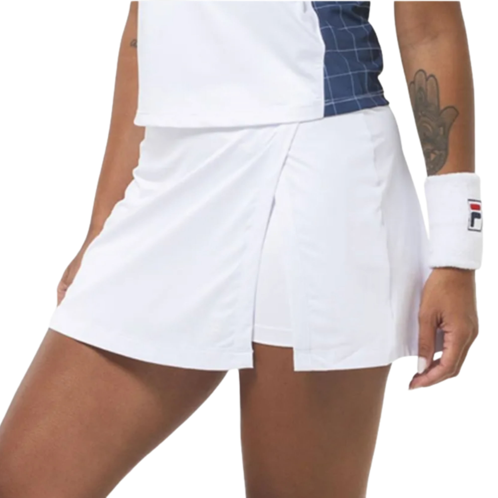 Saia Fila Slit Match Feminina - Branca