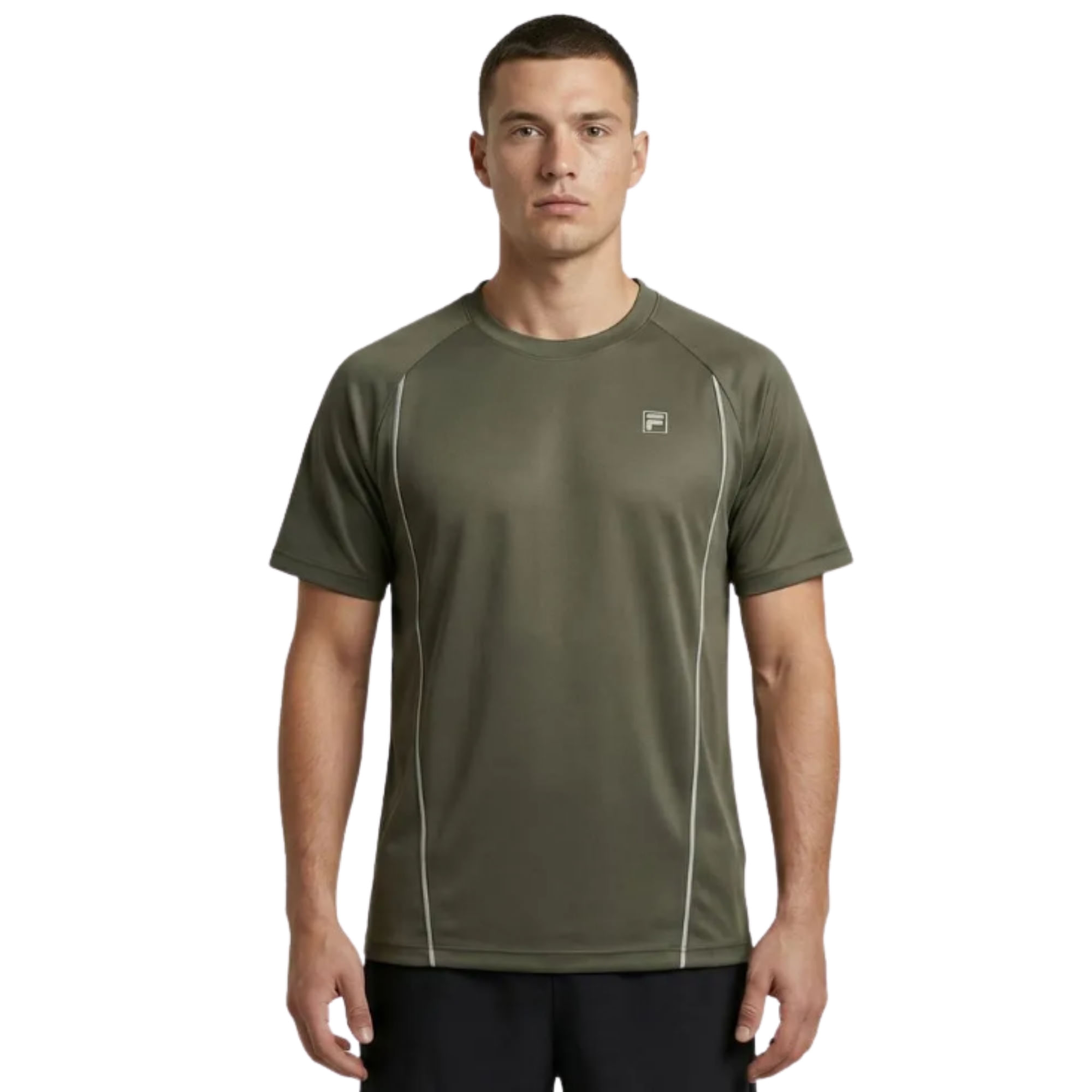 Camiseta Fila Match Masculina - Verde