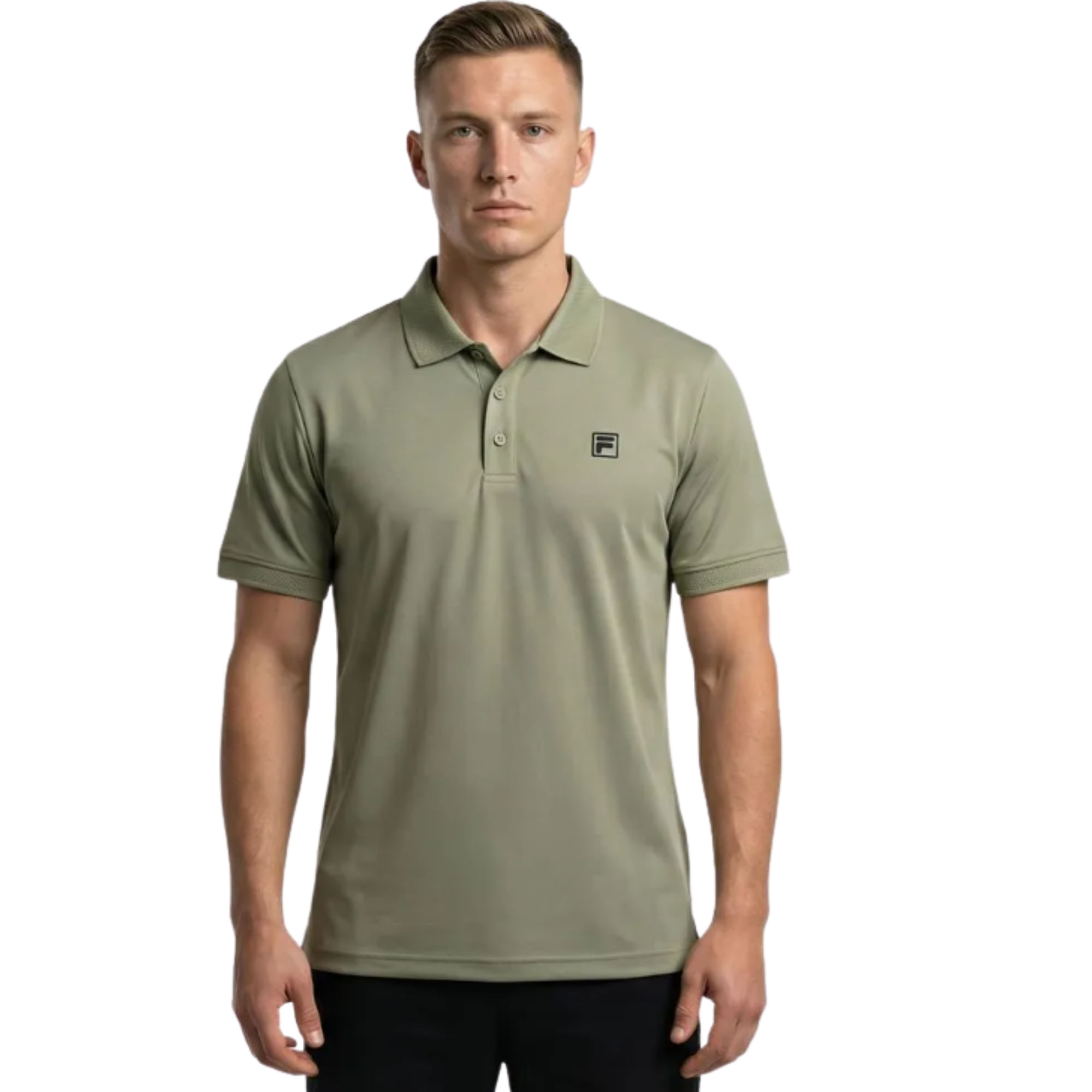 Camisa Polo Fila Classic F-Box Masculina - Verde