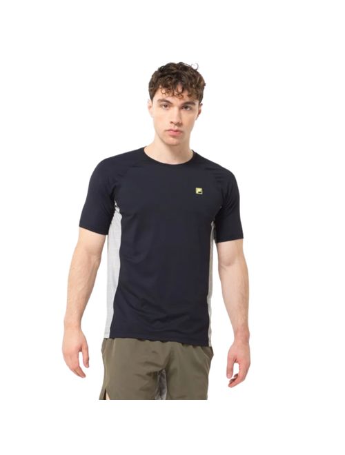 Camiseta Fila Grid Match Masculina - Preta/Verde