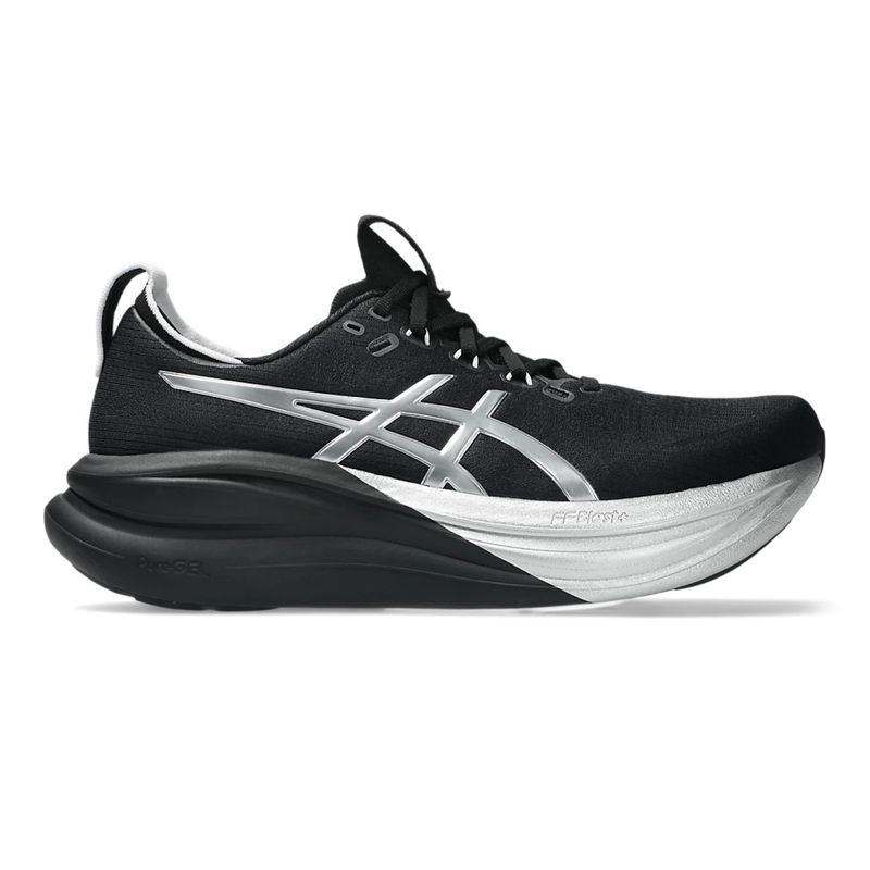 tênis-asics-gel-nimbus-28-platinum-masculino-preto-branco