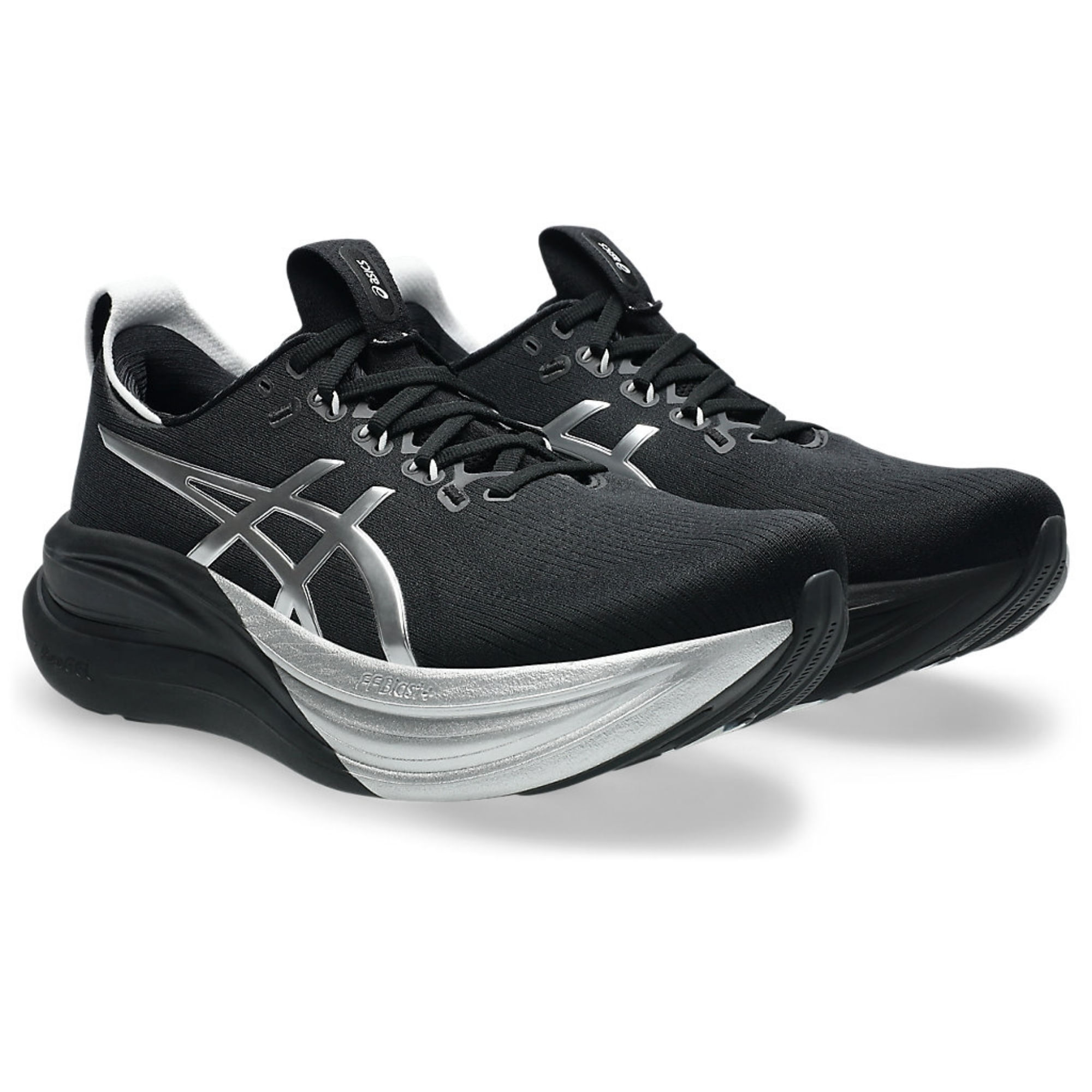 Tênis Asics Gel-Nimbus 28 Platinum Masculino - Preto/Branco