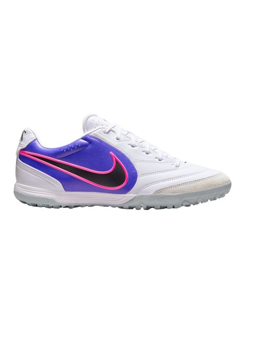 Chuteira Society Nike Tiempo Ligera Pro TF Masculina - Branca