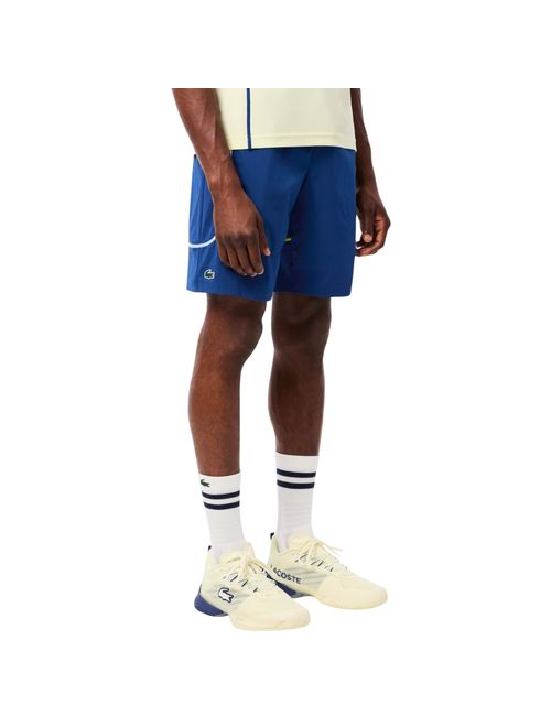 Shorts Lacoste Tennis Tafetá Masculina - Azul