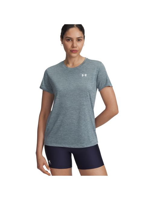 Camiseta Under Armour Tech Twist Feminina - Azul Mescla
