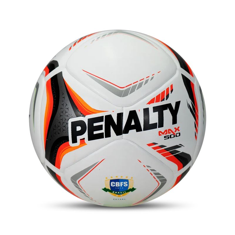 bola-futsal-penalty-max-500-xxvi-unissex-branca-laranja