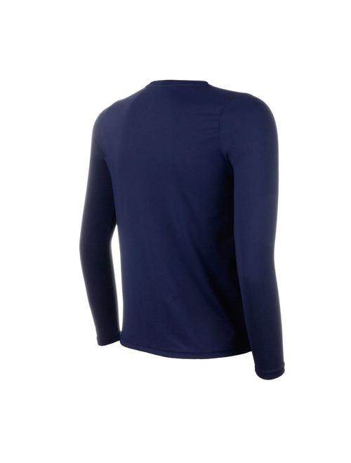 Camiseta Manga Longa Speedo Proteção Uv50 Infantil - Marinho