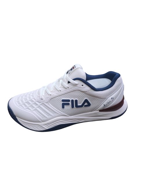 Tênis Fila Axilus Saibro Feminino - Branco/Marinho