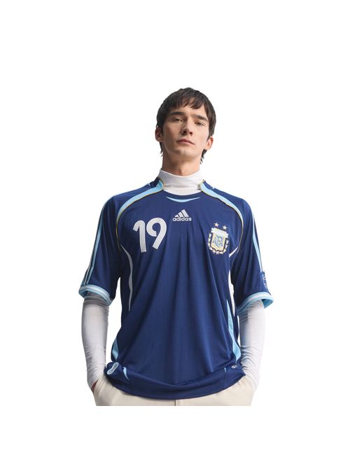 Camisa Argentina II 2006 Adidas Messi Masculina - Azul