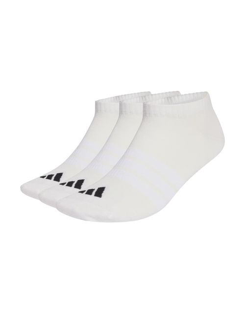 Kit Meia Adidas Invisível Essentials 3 Pares Unissex - Branca