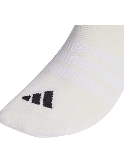 Kit Meia Adidas Invisível Essentials 3 Pares Unissex - Branca