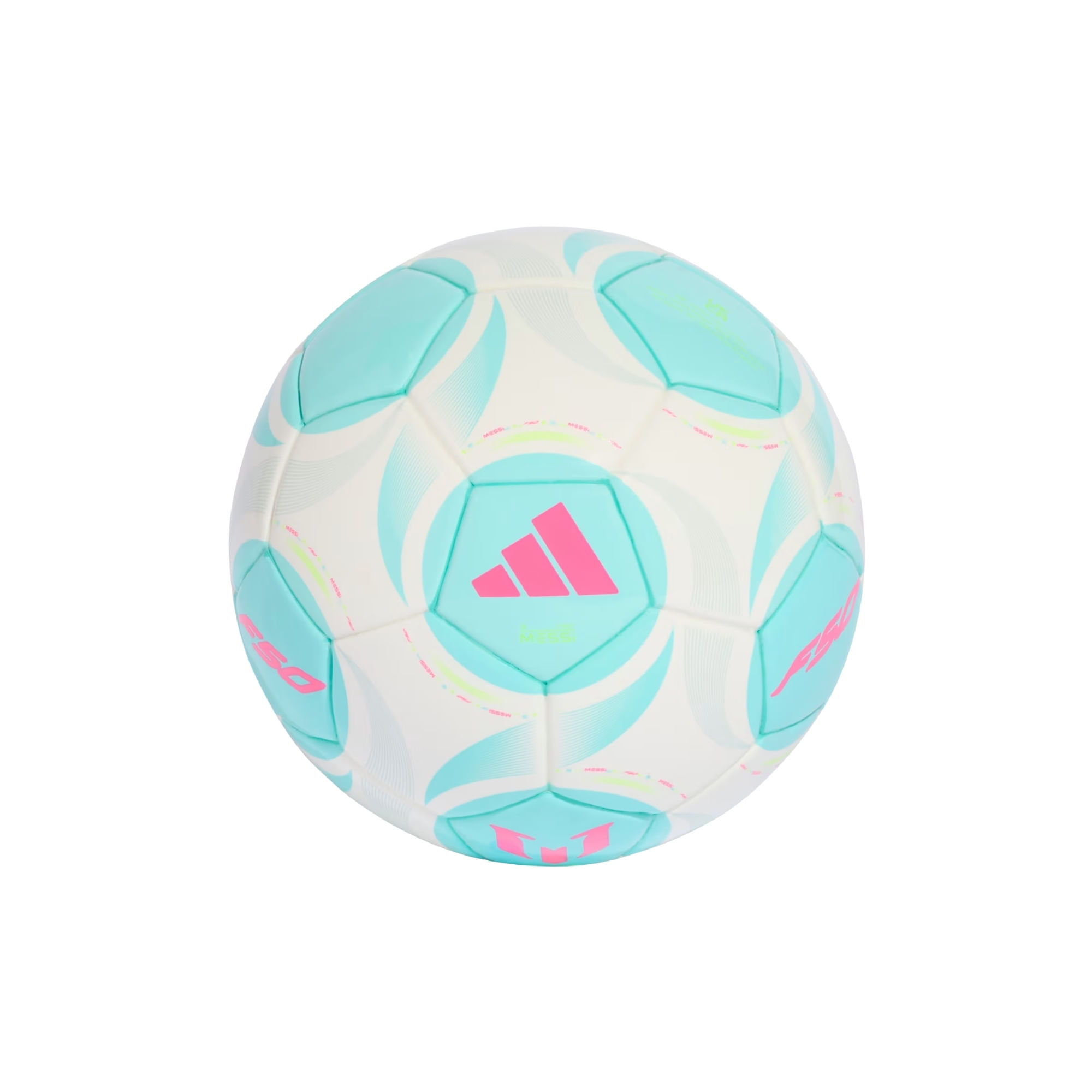 Mini Bola Adidas Messi Unissex - Branca/Azul