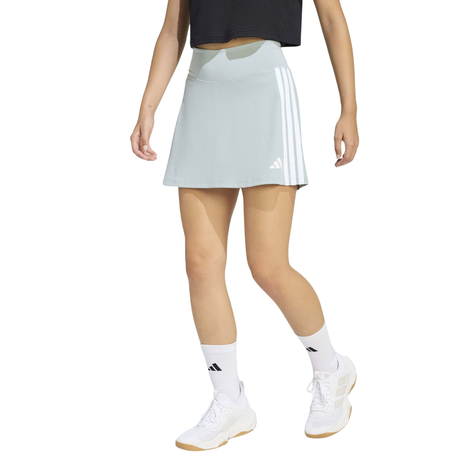 Saia Adidas Essentials 3 Listras Feminina - Verde