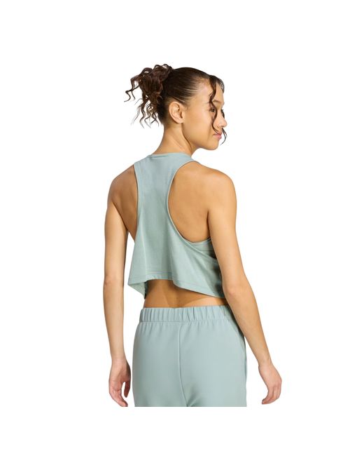 Regata Adidas Cropped Motion Essentials Yoga Feminina - Verde
