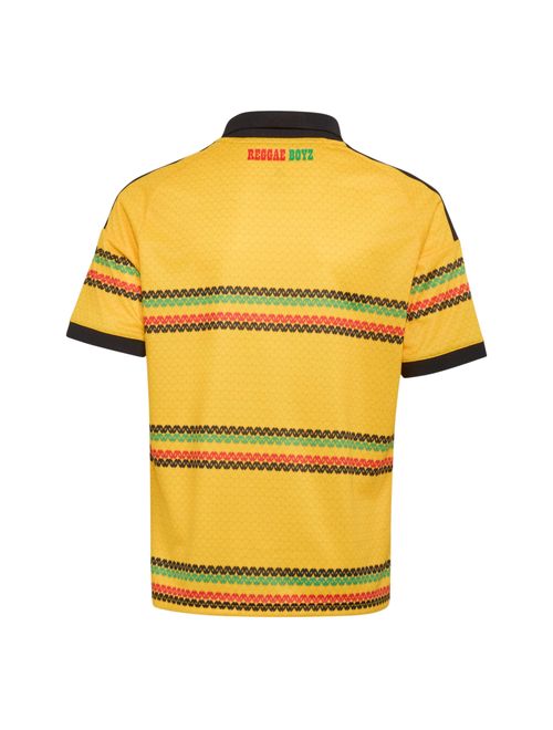 Camisa Jamaica I 26 Adidas Bob Marley Infantil - Dourada