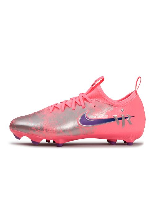 Chuteira Campo Nike Vini Jr Zoom Vapor 16 Academy Infantil - Rosa