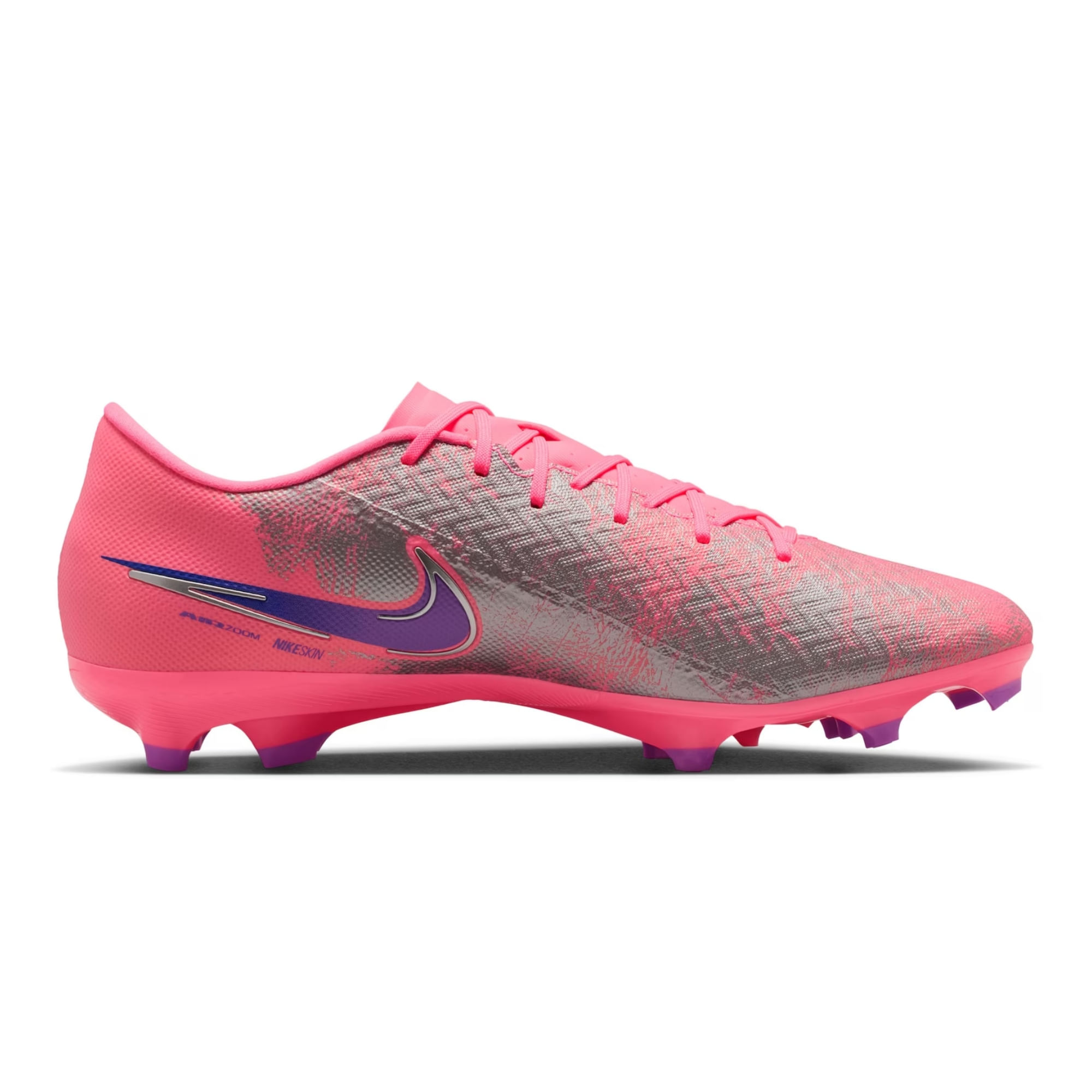Chuteira Campo Nike Vini Jr Zoom Vapor 16 Academy Masculina - Rosa