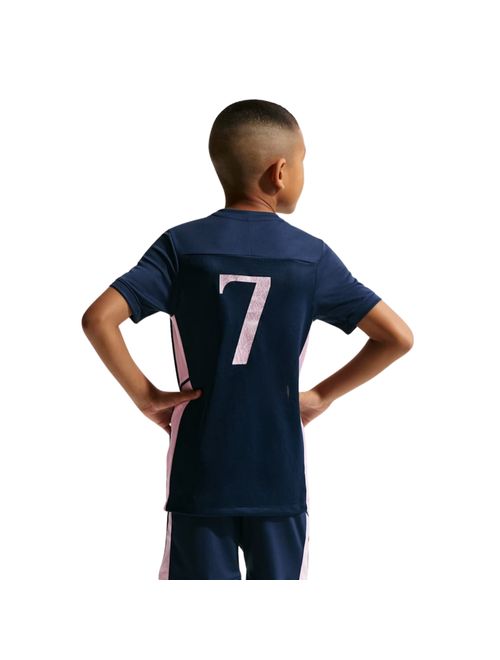 Camiseta Nike Vini Jr Nike Academy 25 Infantil - Azul