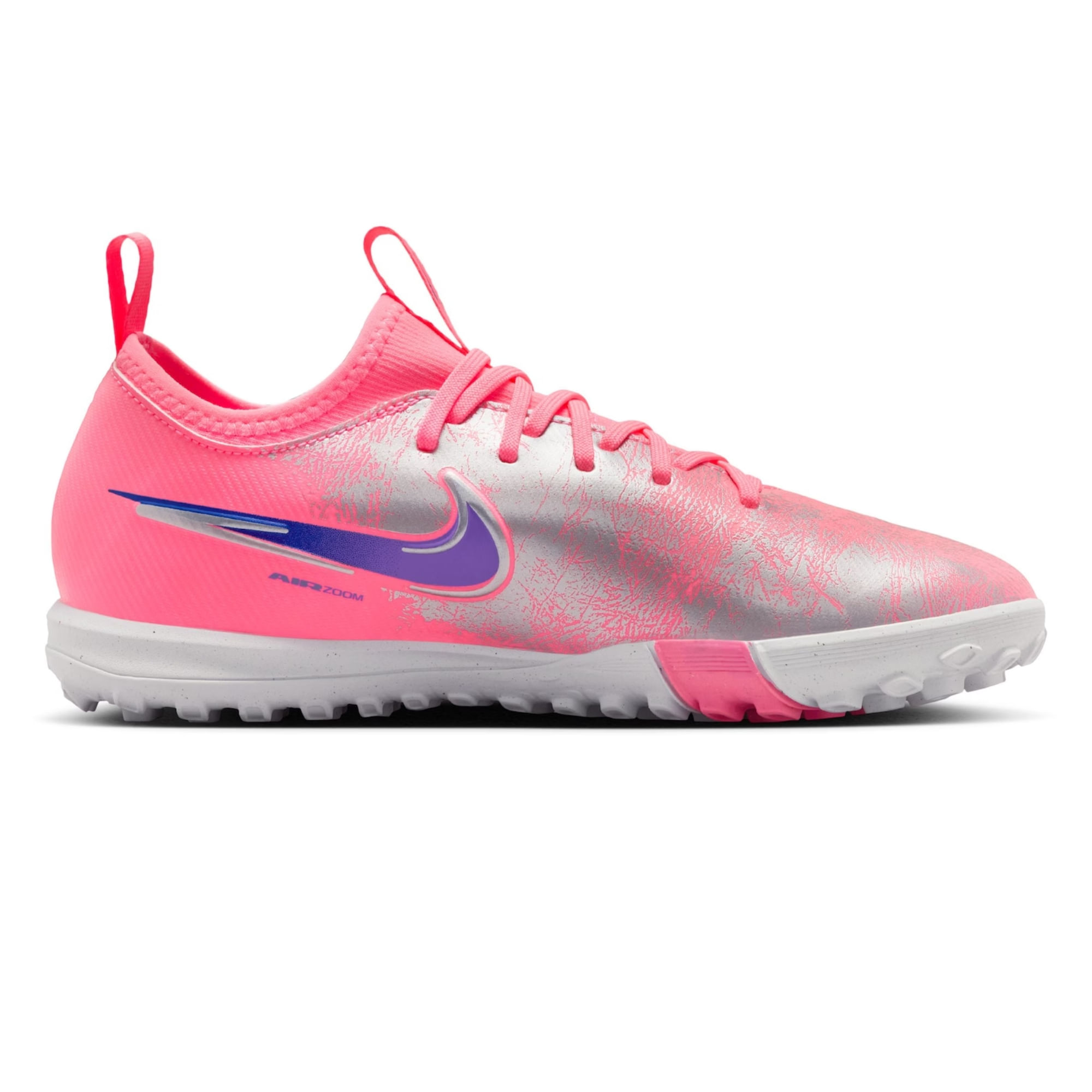Chuteira Society Nike Vini Jr Zoom Vapor 16 Academy Infantil - Rosa