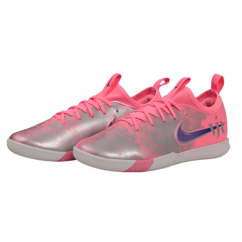chuteira-futsal-nike-vini-jr-zoom-vapor-16-academy-infantil-rosa