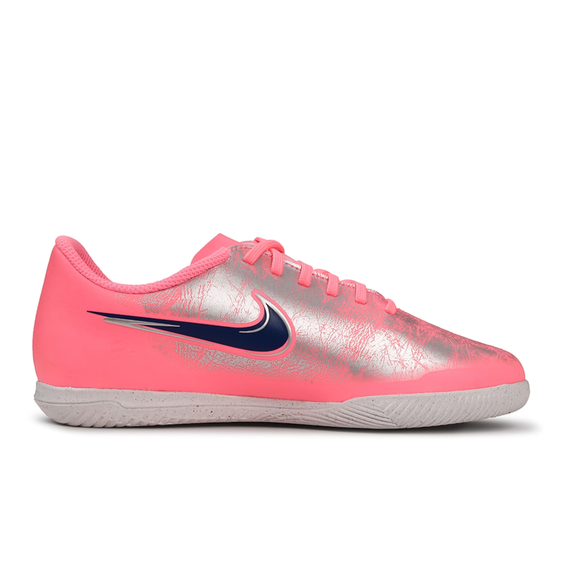 Chuteira Futsal Nike Vini Jr Zoom Vapor 16 Club Infantil - Rosa
