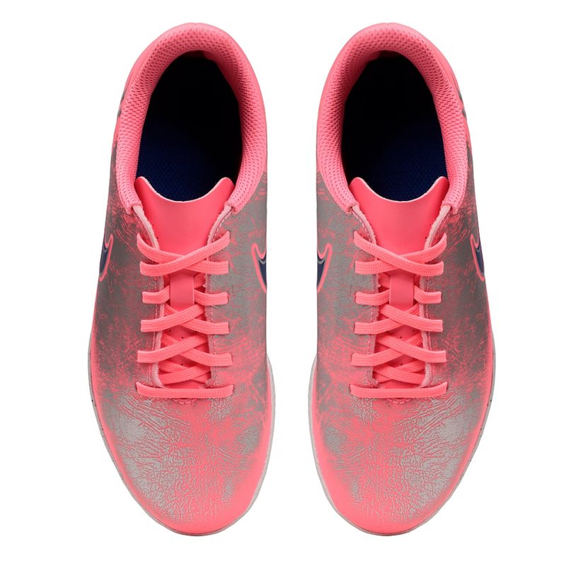 chuteira-futsal-nike-vini-jr-zoom-vapor-16-club-infantil-rosa