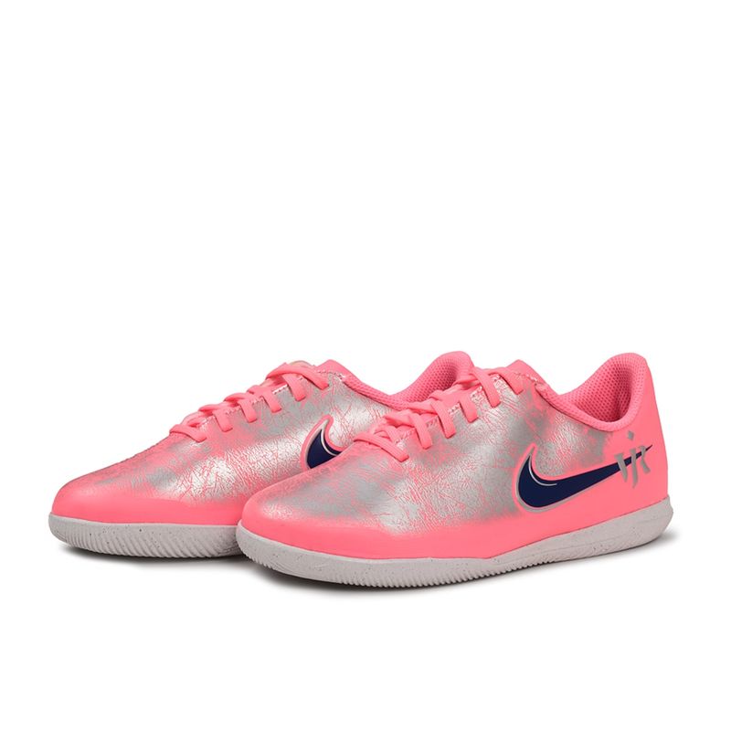 chuteira-futsal-nike-vini-jr-zoom-vapor-16-club-infantil-rosa