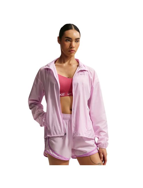 Jaqueta Com Capuz Nike Tempo Repel Feminina - Rosa