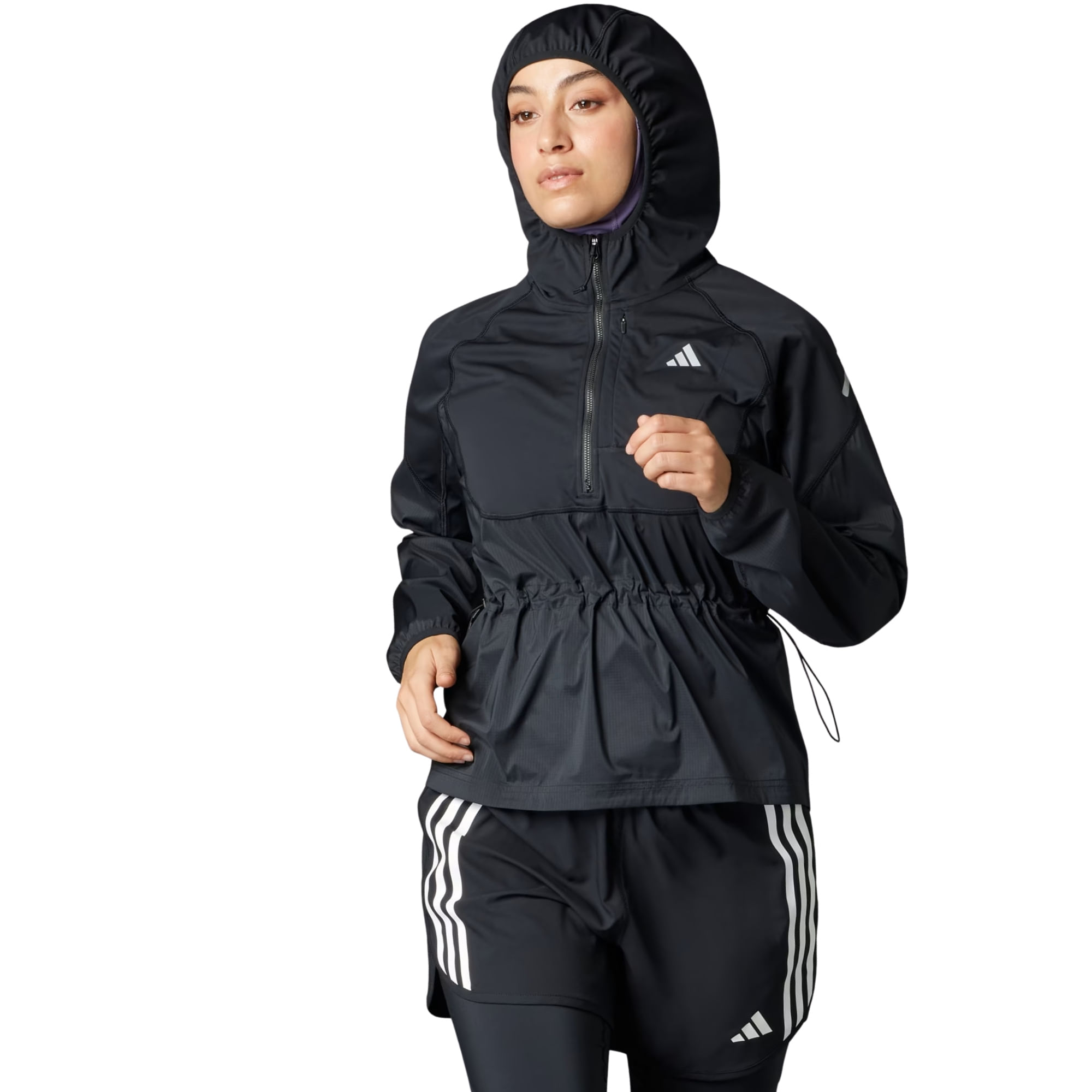 Jaqueta Com Capuz Adidas Ultimate Feminina - Preta