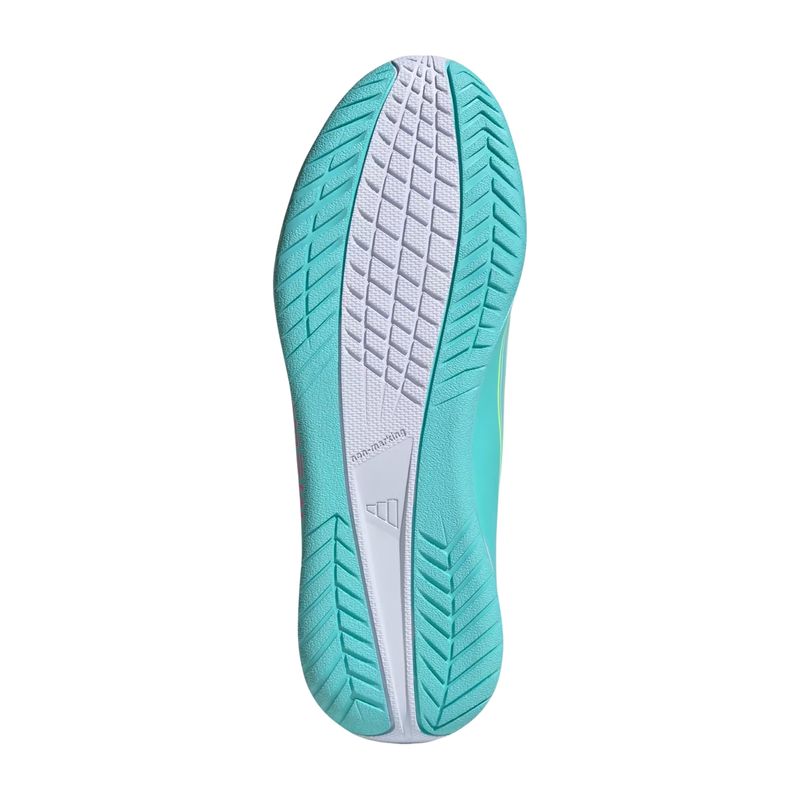 chuteira-futsal-adidas-f50-messi-club-infantil-branca-rosa