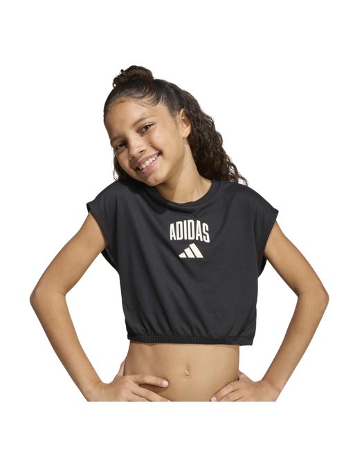 Camiseta Adidas Seasonals Collegiate Infantil - Preta