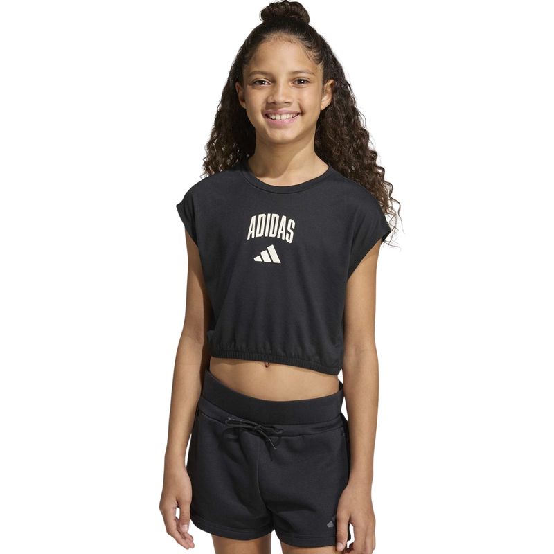 camiseta-adidas-seasonals-collegiate-infantil-preta