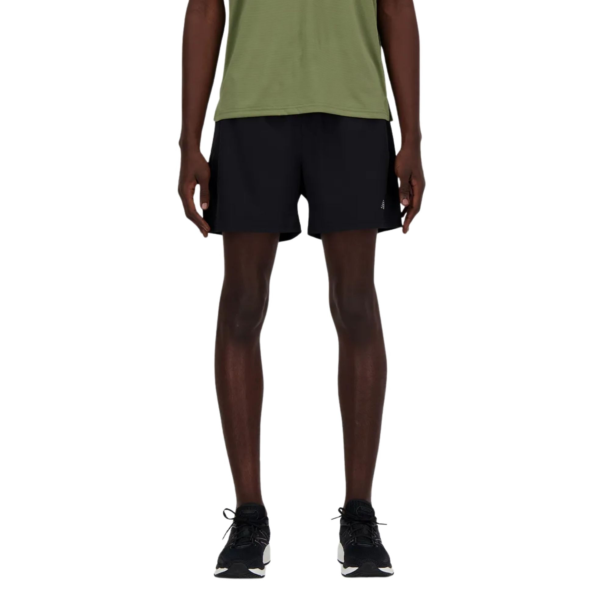Shorts New Balance Essentials 2 In 1 5 Pol Masculino - Preto