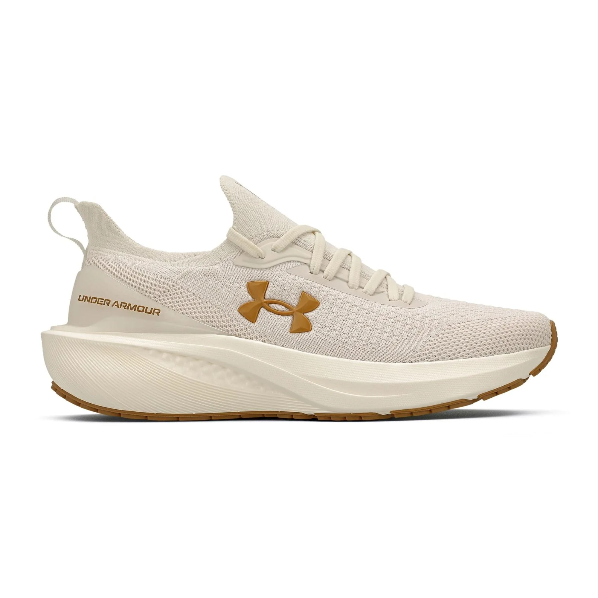 Tênis Under Armour Quicker 2 Unissex - Branco/Dourado
