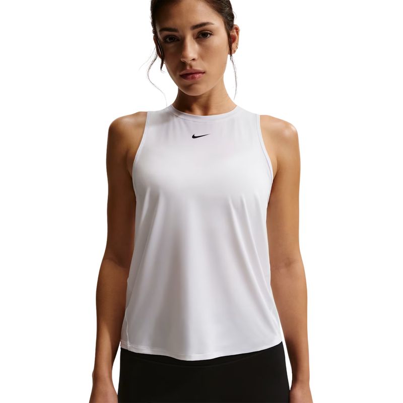 regata-nike-one-classic-dri-fit-feminina-branca