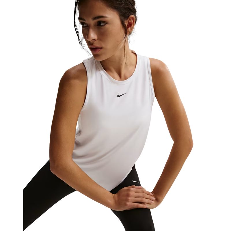 regata-nike-one-classic-dri-fit-feminina-branca