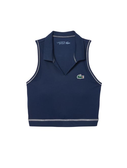 Top Lacoste Polo Brassiere Feminino - Azul