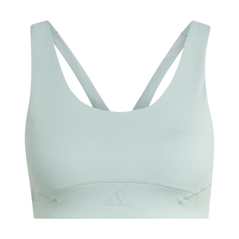 top-adidas-suporte-médio-luxe-all-me-luxe-feminino-verde