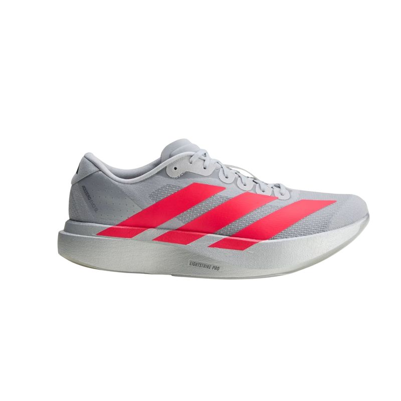 tênis-adidas-adizero-evo-sl-masculino-cinza-vermelho