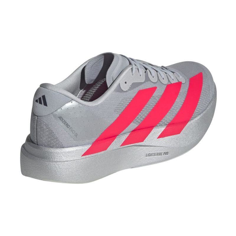 tênis-adidas-adizero-evo-sl-masculino-cinza-vermelho