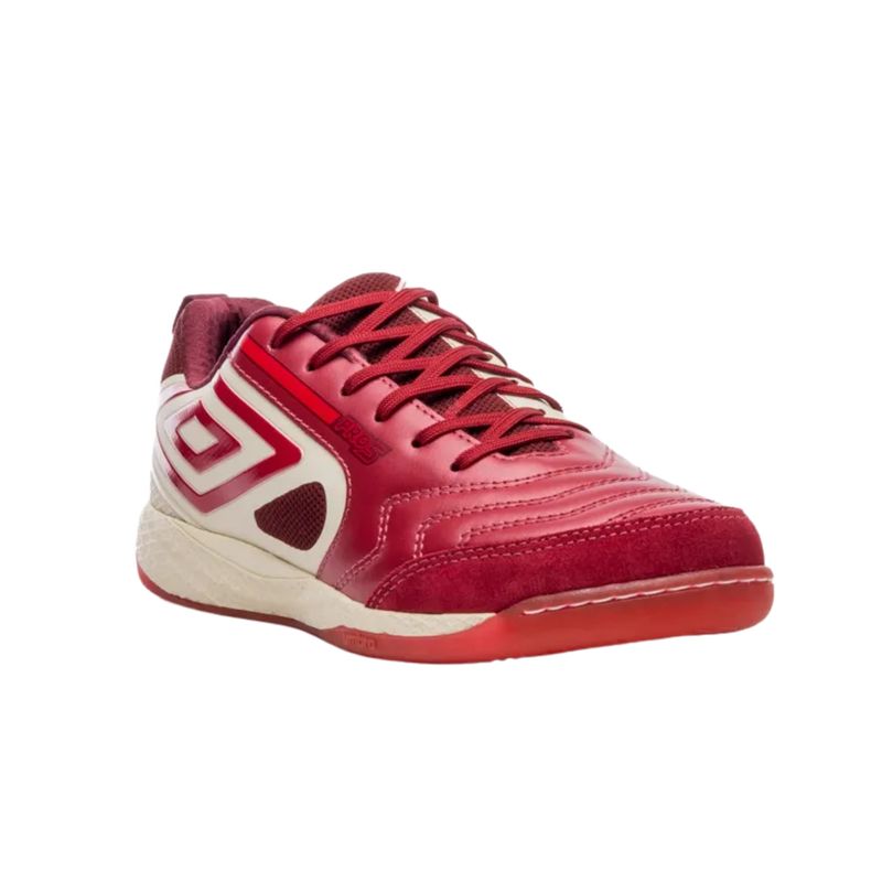 chuteira-futsal-umbro-pro-5-bump-masculina-vermelha-branca