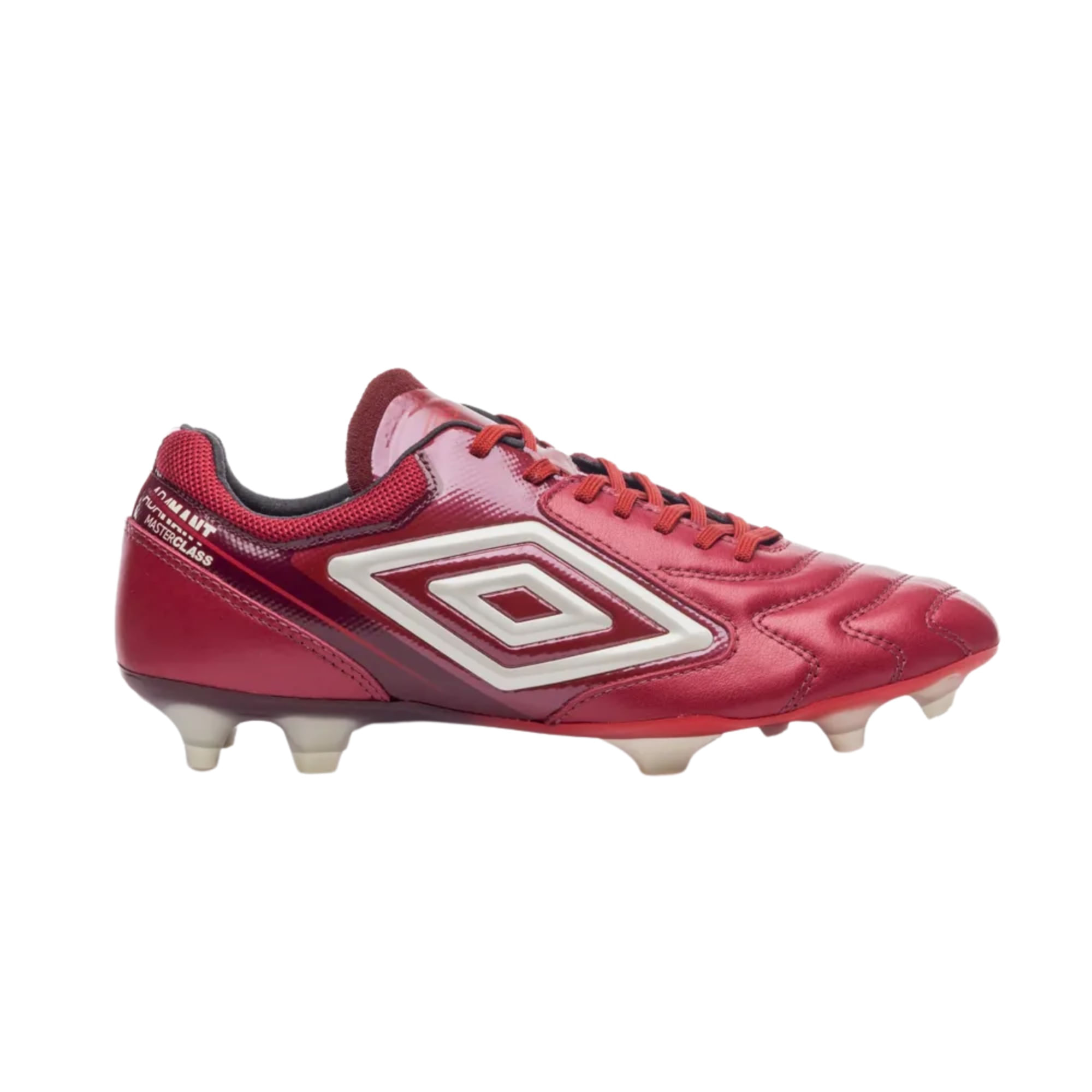 Chuteira Campo Umbro Adamant Master Class Pro Masculina - Vermelha
