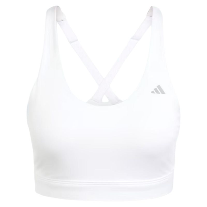 top-adidas-suporte-medio-ultimate-feminino-branco