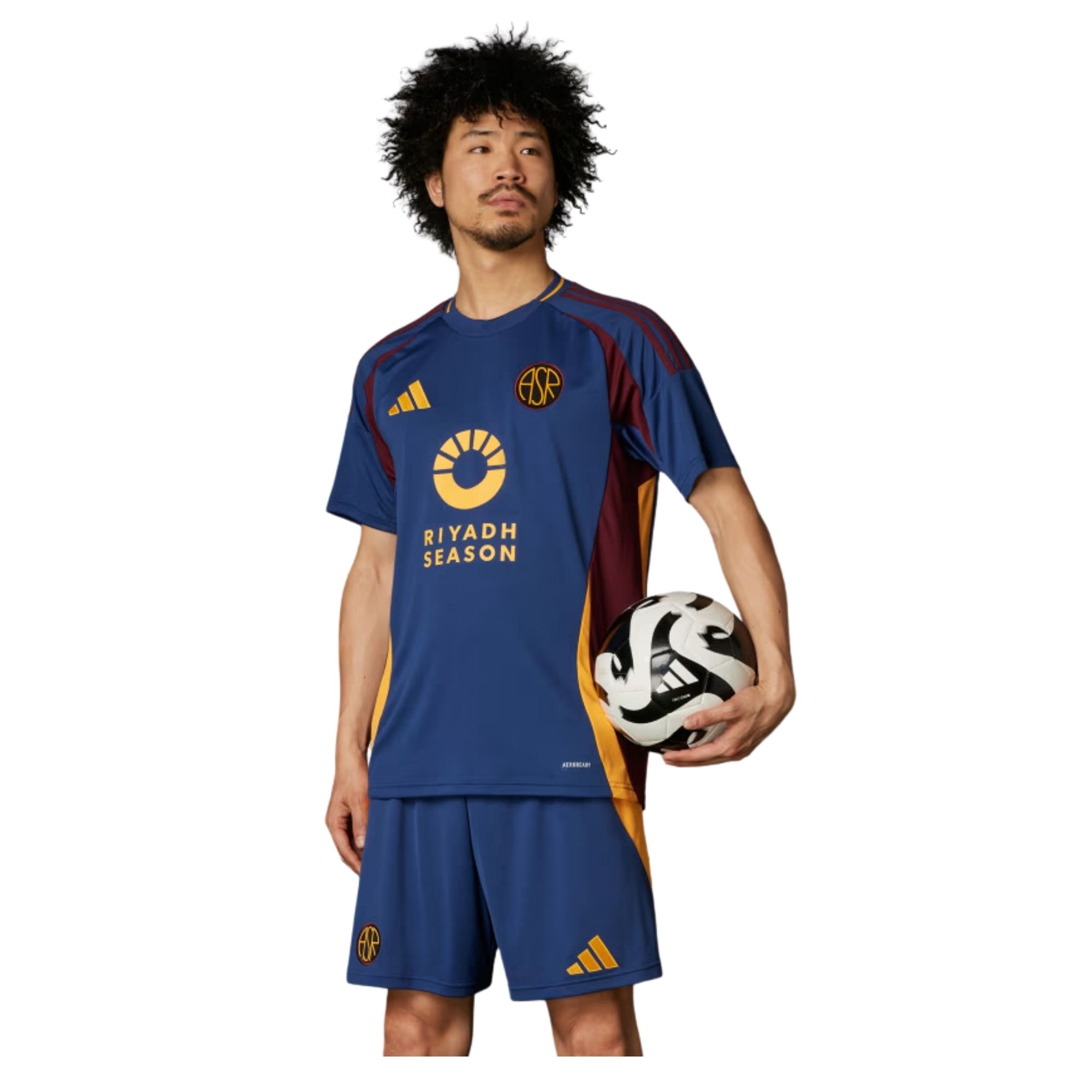 Camisa Roma III 24/25 Adidas Masculina - Azul