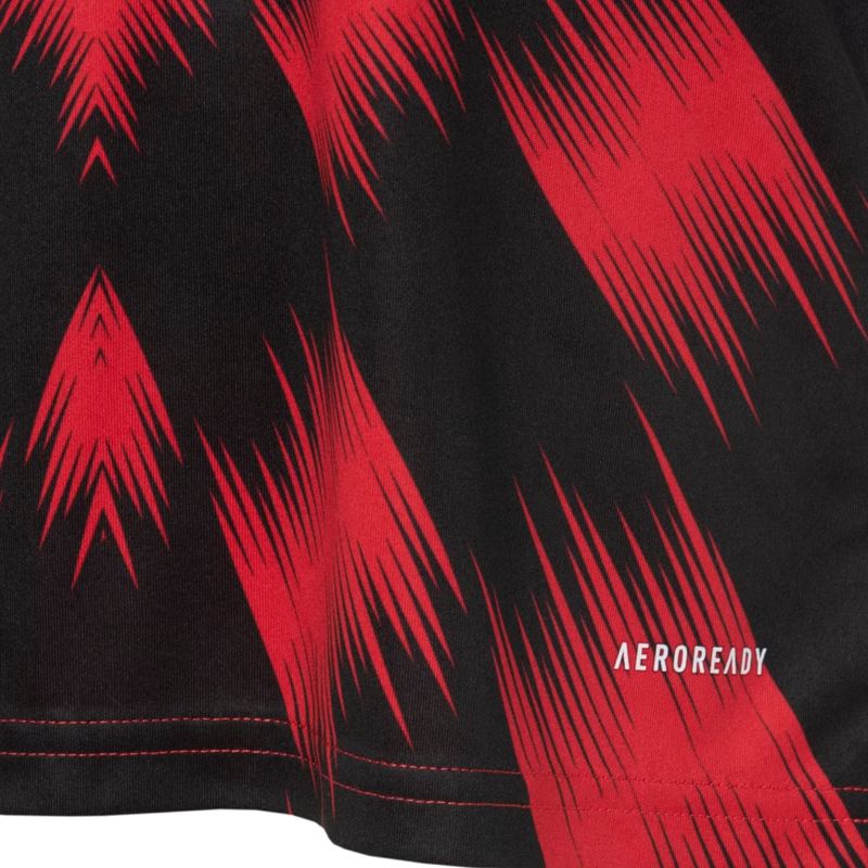 camisa-flamengo-25-26-adidas-pré-jogo-infantil-vermelha-preta