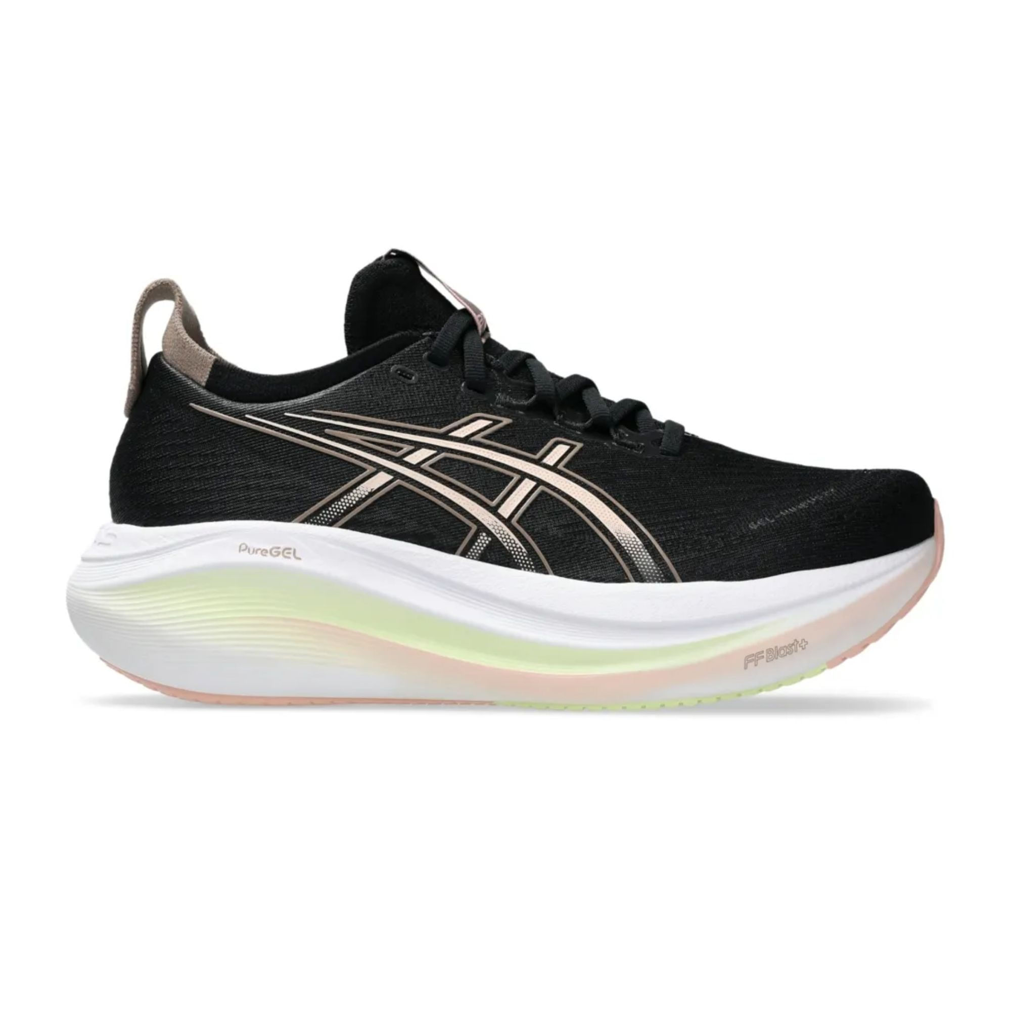 Tênis Asics Gel-Nimbus 27 Feminino - Preto/Rosa